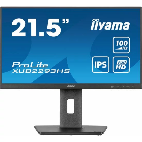 iiyama ProLite XUB2293HS-B6 écran PC 54,6 cm (21.5") 1920 x 1080 pixels Full HD LED Noir iiyama ProLite XUB2293HS-B6 écran PC 54,6 cm (21.5") 1920 x 1080 pixels Full HD LED Noir