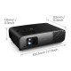 BenQ W4100i Projecteur à focale standard 3200 ANSI lumens DLP UHD 4K (3840x2160) Compatibilité 3D Noir