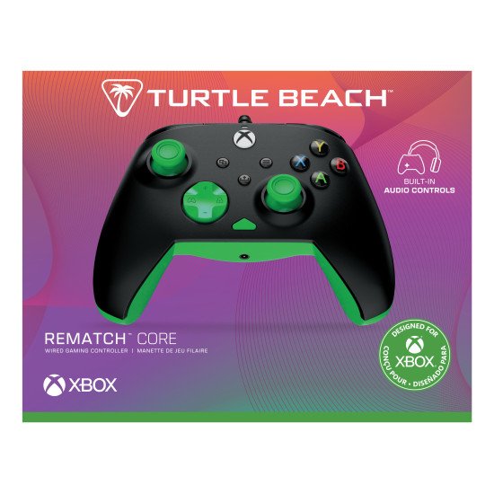 Turtle Beach Rematch Core – Noir/vert Turtle Beach Rematch Core – Noir/vert