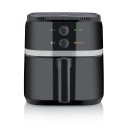 Severin FR 2452 friteuse Unique 4,3 L Autonome 1500 W Friteuse d'air chaud Noir, Argent