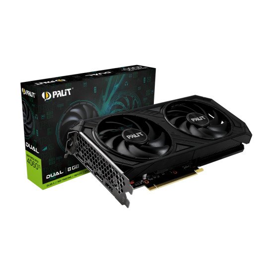 Palit GeForce RTX 4060 Ti Dual NVIDIA 8 Go GDDR6