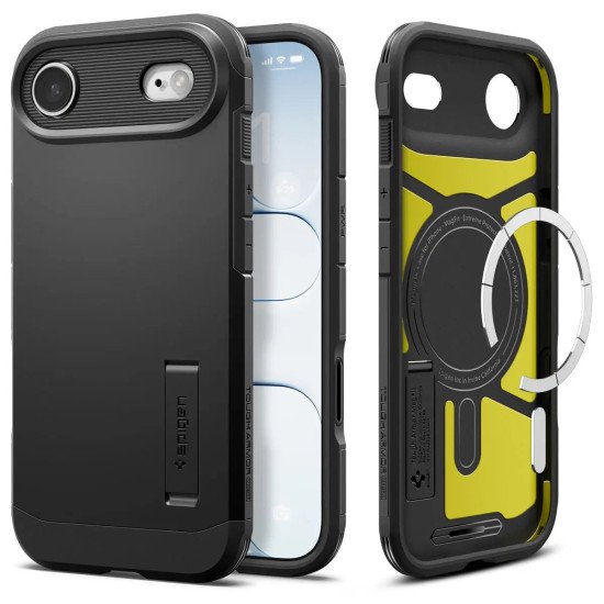 Spigen Tough Armor T AI (MagFit) coque de protection pour téléphones portables 16,5 cm (6.5") Housse Noir Spigen Tough Armor T AI (MagFit) coque de protection pour téléphones portables 16,5 cm (6.5") Housse Noir