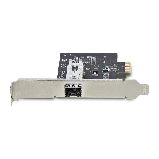 StarTech.com Carte Réseau GbE SFP à 1 Port, PCIe 2.1 x1, Intel I210-IS, Carte Contrôleur 1GbE, 1000BASE Cuivre/Fibre Optique, Carte Réseau Gigabit Ethernet NIC, Backplanes de Serveur/PC - Compatible Windows/Linux StarTech.com Carte Réseau GbE SFP à 1 Port, PCIe 2.1 x1, Intel I210-IS, Carte Contrôleur 1GbE, 1000BASE Cuivre/Fibre Optique, Carte Réseau Gigabit Ethernet NIC, Backplanes de Serveur/PC - Compatible Windows/Linux