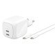 Belkin WCH020KQ2MWH-B6 chargeur d'appareils mobiles Universel Blanc Secteur Charge rapide Intérieure