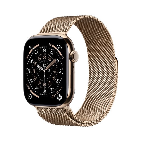 Apple Watch Series 11 OLED 46 mm Numérique 416 x 496 pixels Écran tactile 5G Titane Wifi GPS (satellite)