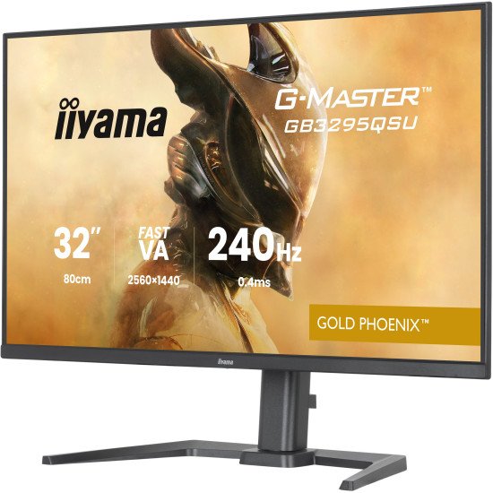 iiyama G-MASTER GB3295QSU-B1 écran PC 80 cm (31.5") 2560 x 1440 pixels Quad HD LED Noir