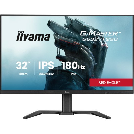 iiyama GB3271QSU-B2 écran PC 81,3 cm (32") 1440 x 2560 pixels Quad HD LED Noir iiyama GB3271QSU-B2 écran PC 81,3 cm (32") 1440 x 2560 pixels Quad HD LED Noir