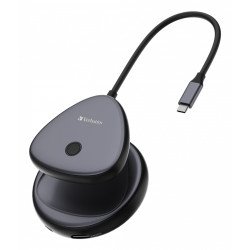 Verbatim 32147 station d'accueil Avec fil &sans fil USB 3.2 Gen 1 (3.1 Gen 1) Type-C Noir Verbatim 32147 station d'accueil Avec fil &sans fil USB 3.2 Gen 1 (3.1 Gen 1) Type-C Noir