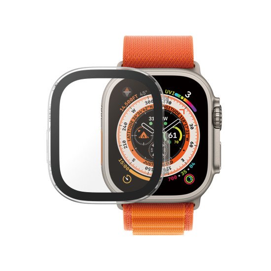 PanzerGlass Full Protection Apple Watch NEW 8 49mm Transparent Verre trempé, Polyéthylène téréphthalate (PET)