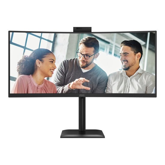 AOC E4 CU34E4CW écran PC 86,4 cm (34") 3440 x 1440 pixels UltraWide Quad HD LED Noir
