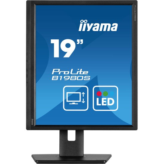 iiyama ProLite B1980S-B1 écran PC 48,3 cm (19") 1280 x 1024 pixels VGA LED Noir iiyama ProLite B1980S-B1 écran PC 48,3 cm (19") 1280 x 1024 pixels VGA LED Noir