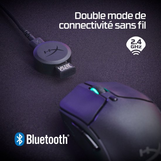HyperX Pulsefire Haste 2 - Souris sans fil gaming (noir) HyperX Pulsefire Haste 2 - Souris sans fil gaming (noir)