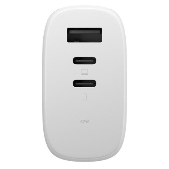 Native Union Fast Gan Charger Pd 67W Ordinateur portable, Smartphone, Tablette Blanc Secteur Charge rapide Intérieure