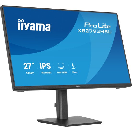 iiyama ProLite XB2793HSU-B1 écran PC 68,6 cm (27") 1920 x 1080 pixels Full HD LED Noir