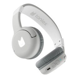 tonies 10003273 casque Casques Sans fil Arceau Musique/Quotidien USB Type-C Bluetooth Gris, Blanc