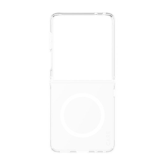 PanzerGlass CARE™ by ® Urban Combat Case Transparent w. White Qi Samsung Galaxy Z Flip7 | Z Flip8 coque de protection pour téléphones portables Housse