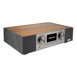 Albrecht DR 1000 Analogique et numérique 30 W FM, DAB+ Noyer Lecture de MP3