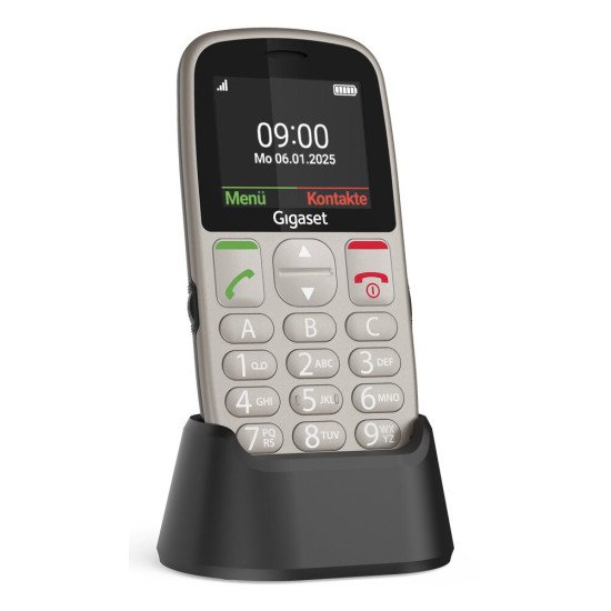 Gigaset GL395 5,59 cm (2.2") 90 g Gris Téléphone pour seniors Gigaset GL395 5,59 cm (2.2") 90 g Gris Téléphone pour seniors
