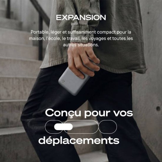 Seagate Expansion disque dur externe 2 To 2.5" USB Type-C Noir