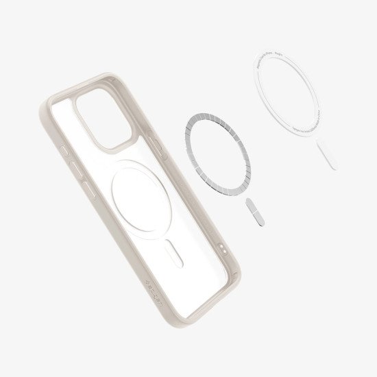 Spigen Ultra Hybrid (MagFit) coque de protection pour téléphones portables 17 cm (6.7") Housse Titane Spigen Ultra Hybrid (MagFit) coque de protection pour téléphones portables 17 cm (6.7") Housse Titane