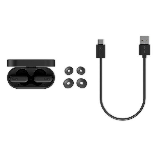 Philips 6000 series TAT6000BK/00 casque True Wireless Stereo (TWS) Ecouteurs Appels/Musique Bluetooth Noir