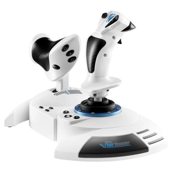 Thrustmaster T.Flight Hotas 5 Microsoft Flight Simulator Edition Blanc USB simulation de vol Numérique PC, PlayStation 5, PlayStation 4