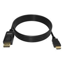 Vision TC 2MDPHDMI8K/BL câble vidéo et adaptateur 2 m DisplayPort HDMI Noir