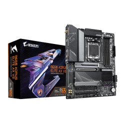 Gigabyte B650 AORUS ELITE AX V2 carte mère AMD B650 Emplacement AM5 ATX Gigabyte B650 AORUS ELITE AX V2 carte mère AMD B650 Emplacement AM5 ATX