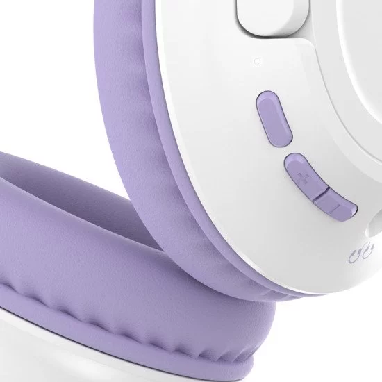 Belkin SOUNDFORMINSPIRE OVEREAR HEADSET LAV Casque Avec fil &sans fil Arceau Appels/Musique USB Type-C Bluetooth Lavande, Blanc Belkin SOUNDFORMINSPIRE OVEREAR HEADSET LAV Casque Avec fil &sans fil Arceau Appels/Musique USB Type-C Bluetooth Lavande, Blanc