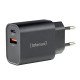Intenso Adaptateur secteur W30AC, 30 W, ports USB-A et USB-C, noir