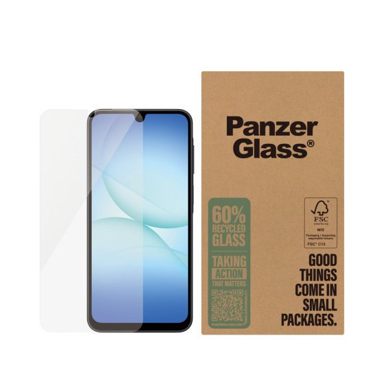 PanzerGlass ® Screen Protector Samsung Galaxy M17 5G | M36 | A17 | A17 5G | M16 | F16 | A26 5G | Ultra-Wide Fit Protection d'écran transparent 50 pièce(s)