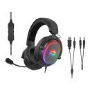 SPEEDLINK CONUX RGB Casque Avec fil Arceau Gaming USB Type-A Noir