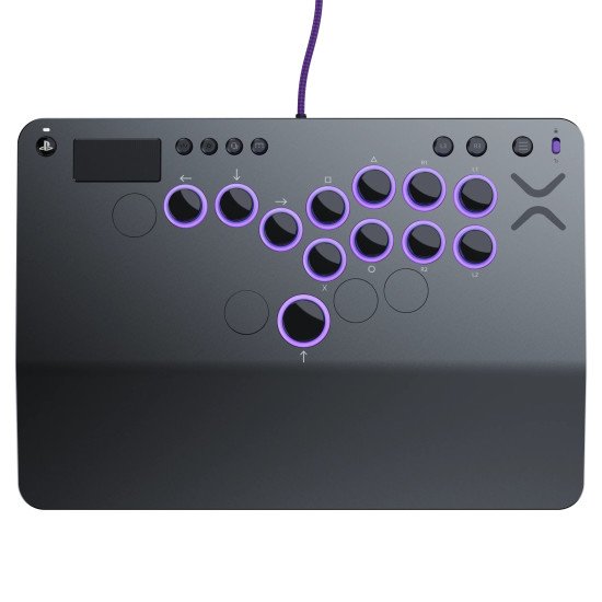 PDP Victrix Pro KO Leverless Fight Stick Gris USB Fightstick PC, PlayStation 4, PlayStation 5