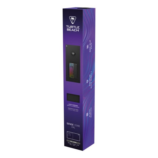 Turtle Beach Sense Core XXL Ultra-Wide Tapis de souris PC Gaming - support en caoutchouc antidérapant, surface en tissu micro tissé équilibré, lisse, durable, rectangle, noir Turtle Beach Sense Core XXL Ultra-Wide Tapis de souris PC Gaming - support en caoutchouc antidérapant, surface en tissu micro tissé équilibré, lisse, durable, rectangle, noir