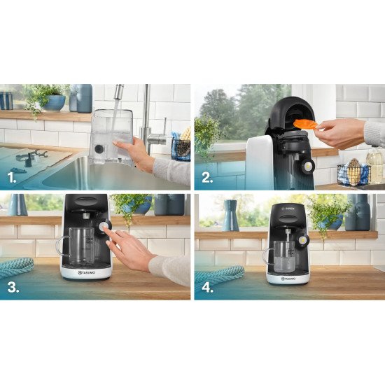 Bosch Tassimo Finesse TAS1640 machine à café Entièrement automatique Cafetière à dosette 0,7 L
