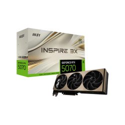 MSI GeForce RTX 5070 12G INSPIRE 3X OC NVIDIA 12 Go GDDR7 MSI GeForce RTX 5070 12G INSPIRE 3X OC NVIDIA 12 Go GDDR7