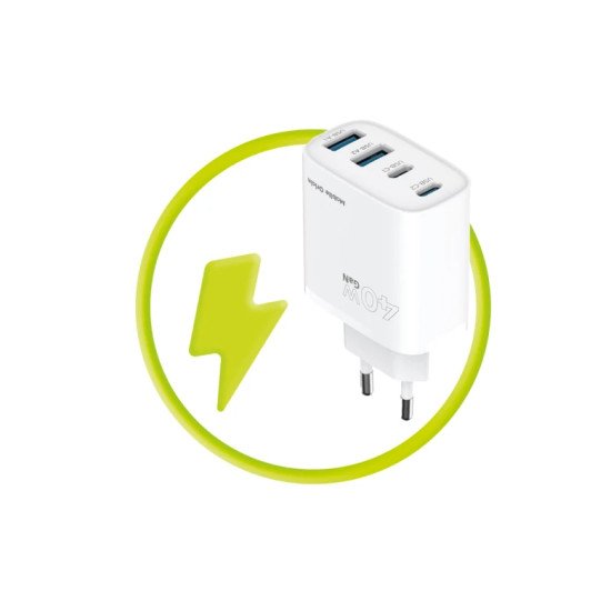 Mobile Origin MO-40WCH-PW22 chargeur d'appareils mobiles Universel Blanc Secteur Charge rapide Intérieure