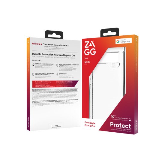 ZAGG Luxe coque de protection pour téléphones portables 17 cm (6.7") Housse Transparent