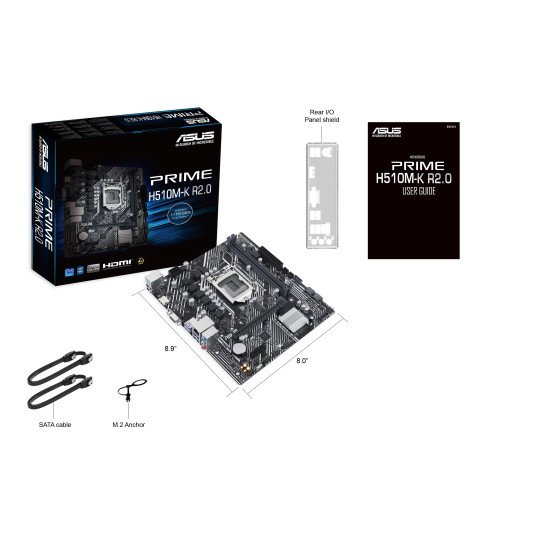 ASUS PRIME H510M-K R2.0 Intel H470 LGA 1200 micro ATX