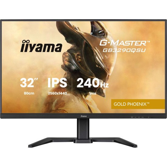 iiyama G-MASTER GB3290QSU-B1 écran PC 80 cm (31.5") 2560 x 1440 pixels 2K Ultra HD LED Noir iiyama G-MASTER GB3290QSU-B1 écran PC 80 cm (31.5") 2560 x 1440 pixels 2K Ultra HD LED Noir