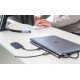 Manhattan Dock/hub USB-C avec lecteur de cartes: audio 3,5 mm, DisplayPort, Ethernet, 2x HDMI, 3x USB-A + 2x USB-C,avec PD 100W - nécessite un chargeur USB-C externe (non inclus).Alimenté par USB (aucune alimentation externe requise) lorsque le PD n'est p