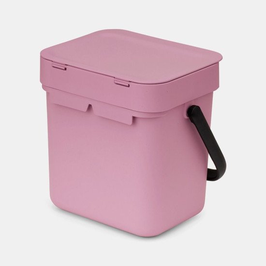 Brabantia Sort & Go 3 L Rectangulaire Plastique recyclé Rose