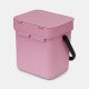 Brabantia Sort & Go 3 L Rectangulaire Plastique recyclé Rose