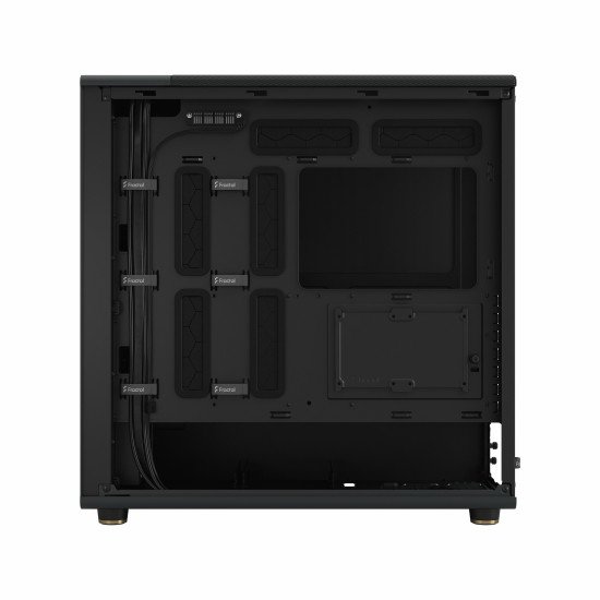 Fractal Design FD-C-NOR1X-01 unité centrale Midi Tower Noir, Charbon de bois