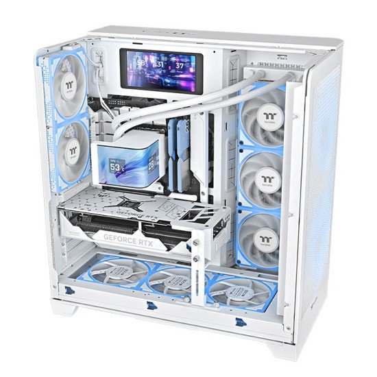 Thermaltake MAGCurve 360 Ultra Snow AIO ARGB Fan Carte-mère Kit de refroidissement du liquide 12 cm Blanc 1 pièce(s)
