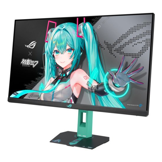 ASUS ROG Strix XG27ACMEG-G Hatsune Miku Edition écran PC 68,6 cm (27") 2560 x 1440 pixels Wide Quad HD LCD Multicolore