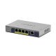 NETGEAR GS105PP Non-géré Gigabit Ethernet (10/100/1000) Connexion Ethernet POE Montage sur le bureau ou sur le mur Gris