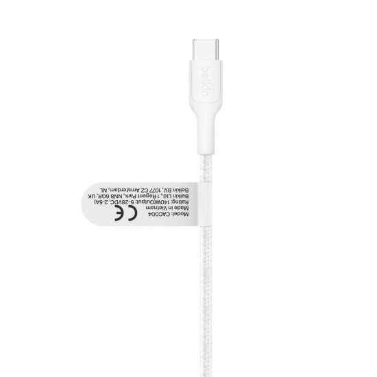 Belkin CAC004hq1.5MWH câble USB USB 2.0 1,5 m USB C 2 x USB C Blanc