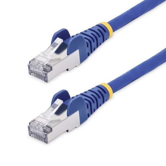 StarTech.com Câble Ethernet CAT8 Bleu de 50cm, RJ45 Snagless, 25G/40G, 2000MHz, 100W PoE++, S/FTP, Fil de Cuivre Pur 26AWG, LSZH, Cordon de Raccordement Réseau Blindé avec Serre-Câble, Testé par Fluke Channel StarTech.com Câble Ethernet CAT8 Bleu de 50cm, RJ45 Snagless, 25G/40G, 2000MHz, 100W PoE++, S/FTP, Fil de Cuivre Pur 26AWG, LSZH, Cordon de Raccordement Réseau Blindé avec Serre-Câble, Testé par Fluke Channel