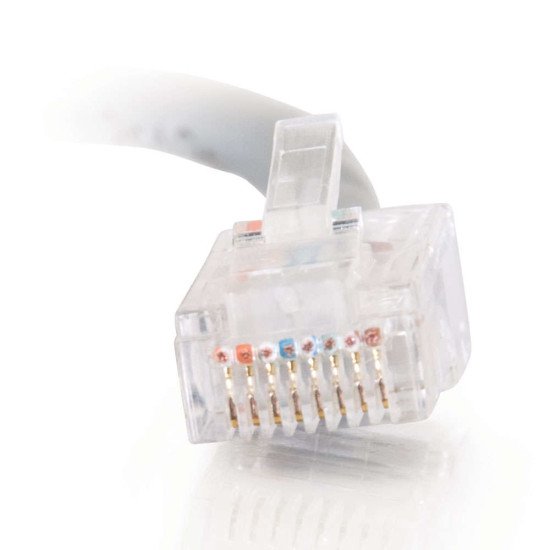 C2G Câble de raccordement réseau Cat5e sans gaine non blindé (UTP) de 1 M - Gris